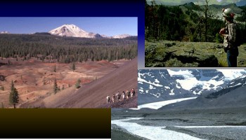 volcanic, karst, and glacial landforms